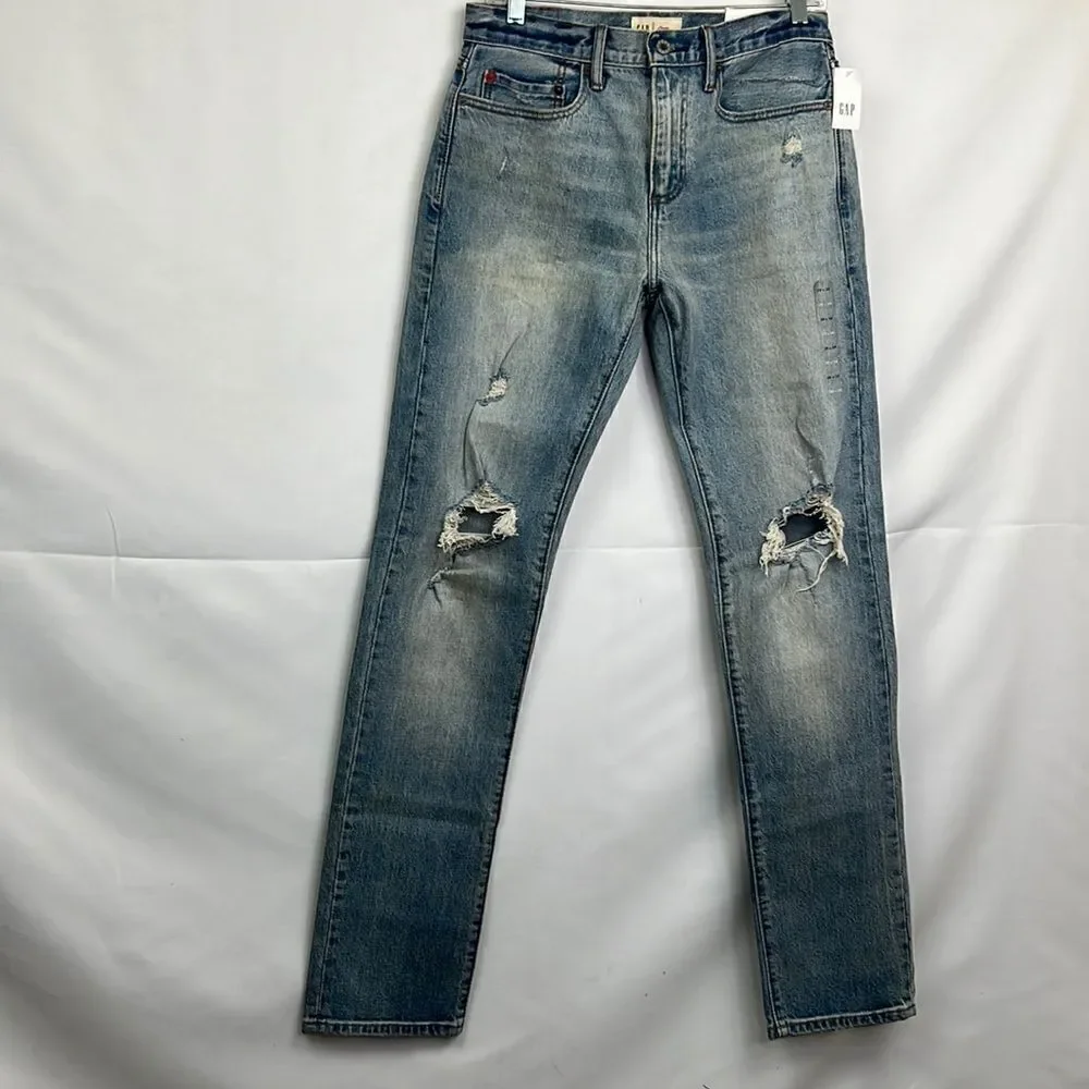 Gap Cone Denim slim straight jeans size 29/34 NWT